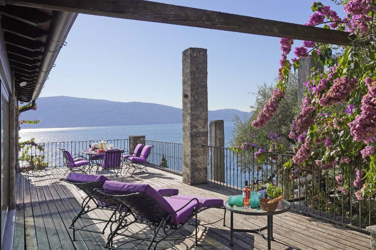 Villa Rachele: stunning luxury villa in centre Gargnano with private pool&breathtaking views Esterno foto