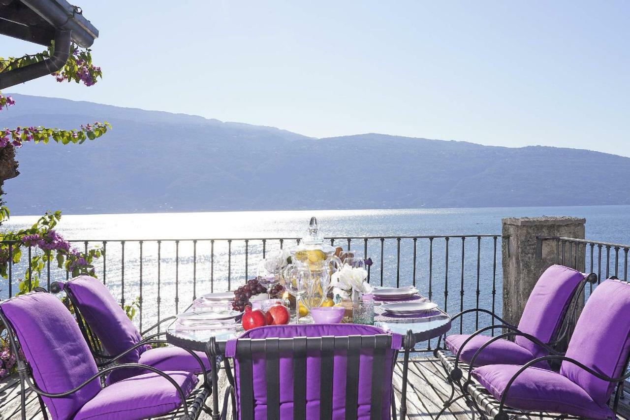 Villa Rachele: stunning luxury villa in centre Gargnano with private pool&breathtaking views Esterno foto