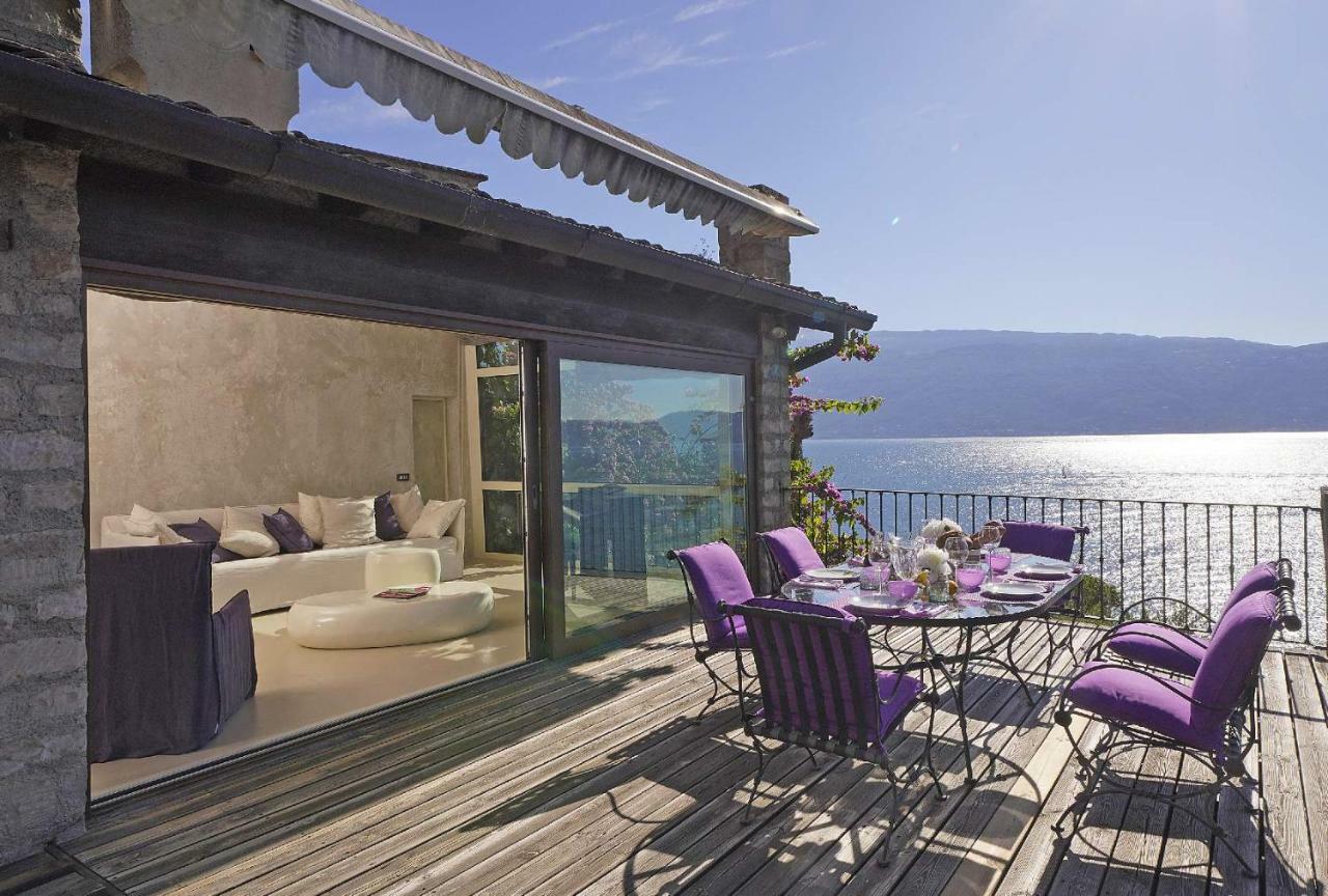 Villa Rachele: stunning luxury villa in centre Gargnano with private pool&breathtaking views Esterno foto