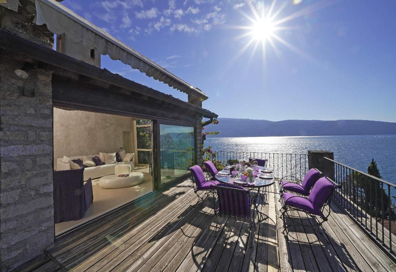 Villa Rachele: stunning luxury villa in centre Gargnano with private pool&breathtaking views Esterno foto